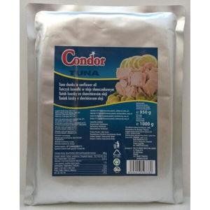 Condor Tuniak kúsky v slnečnicovom oleji 95% mäsa 1000 g